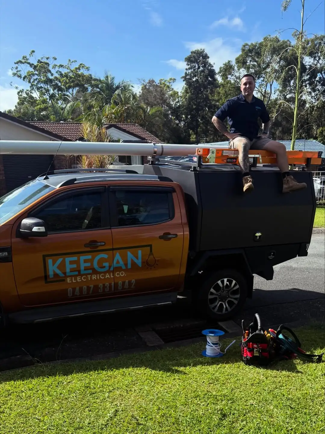 Team member providing Commercial Electrical services